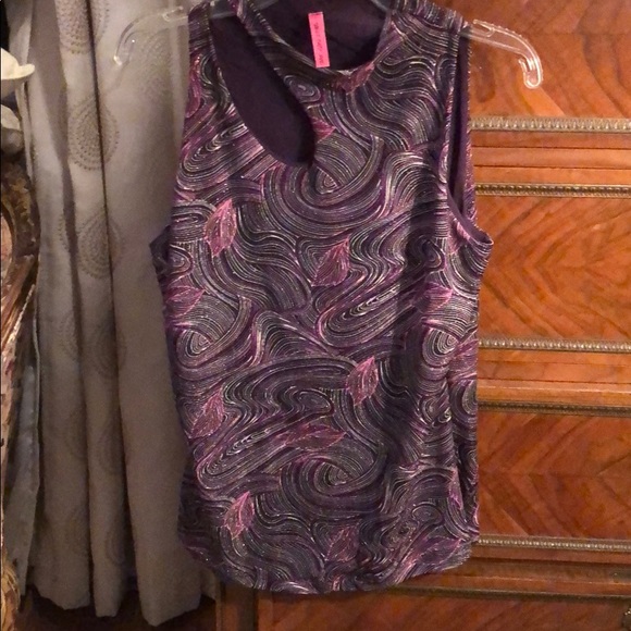 Sweet baby Jane metallic purple blouse - Picture 1 of 6